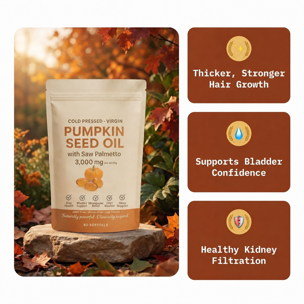 Pumpkin Seed Oil Softgels