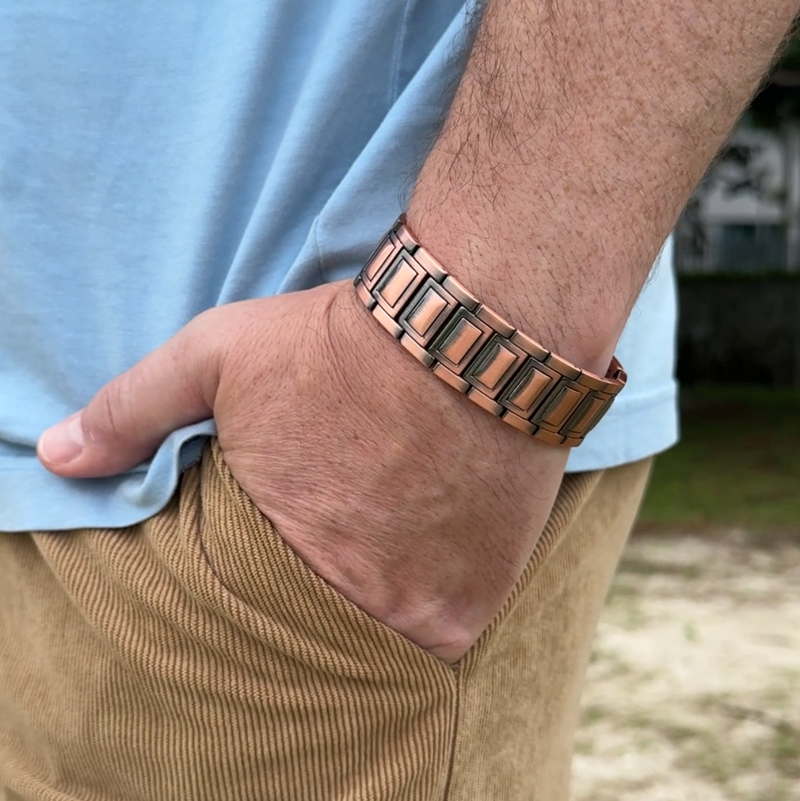 Mens Copper Magnetic Bracelet product image 4